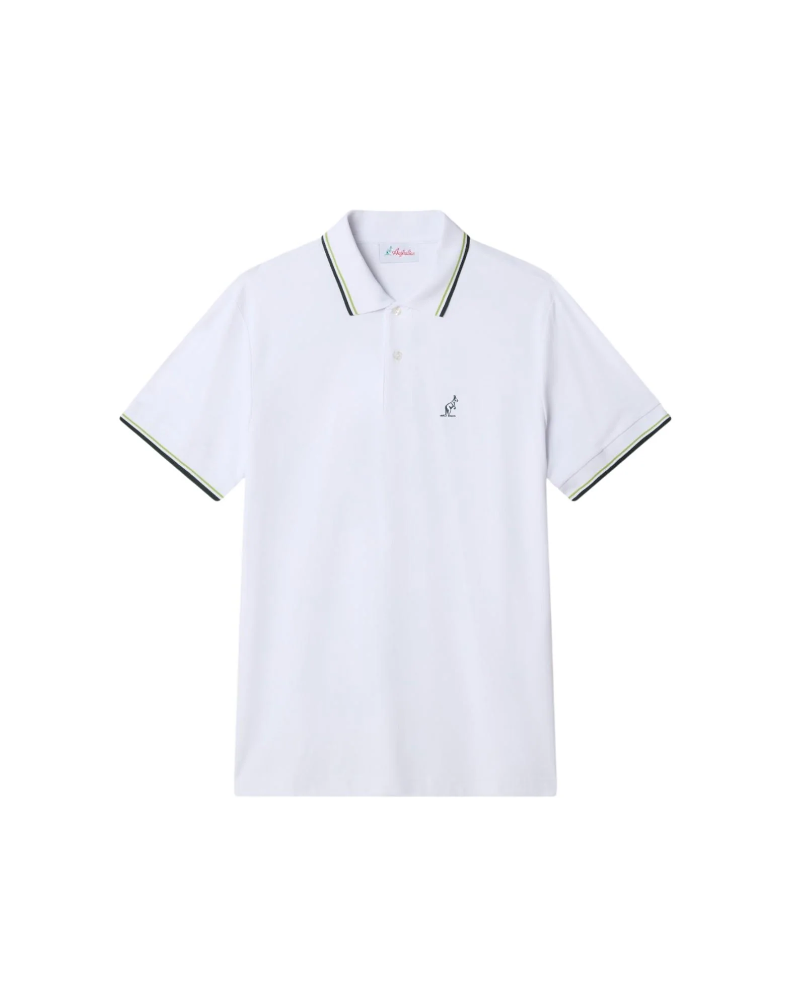 Australian 2 Stripes Polo Shirt Uomo