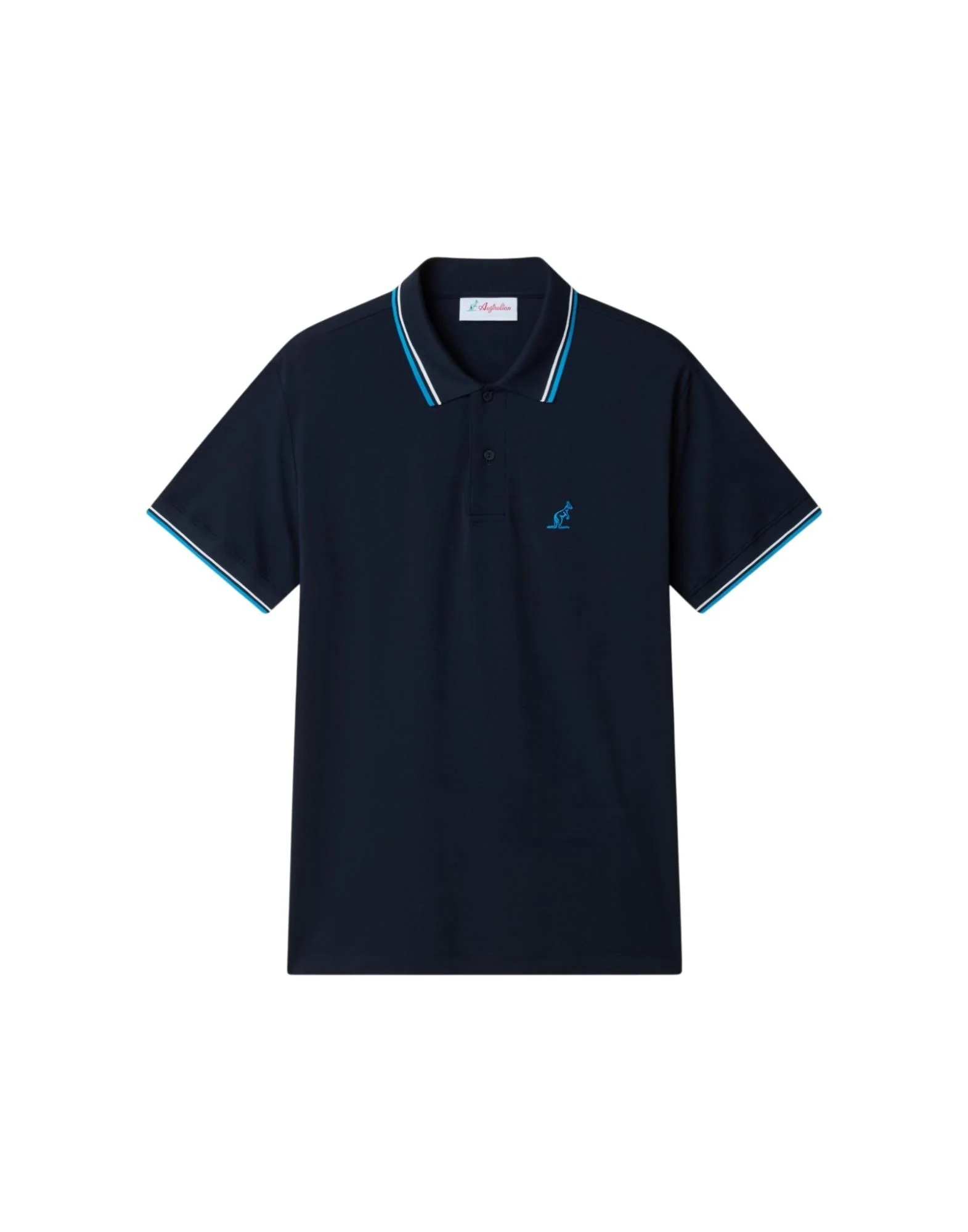 Australian 2 Stripes Polo Shirt Uomo