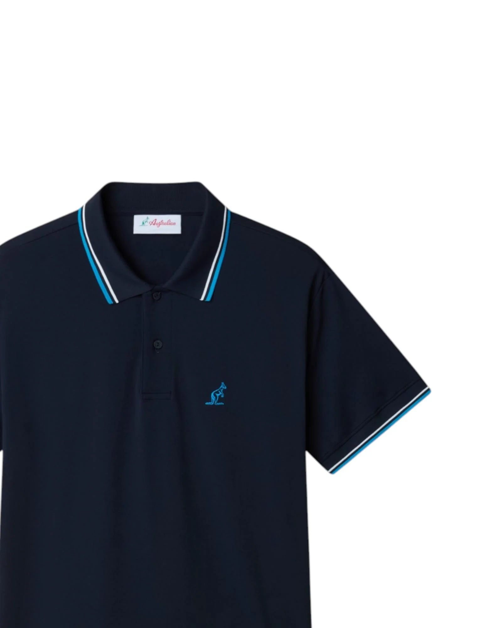 Australian 2 Stripes Polo Shirt Uomo - Image 2