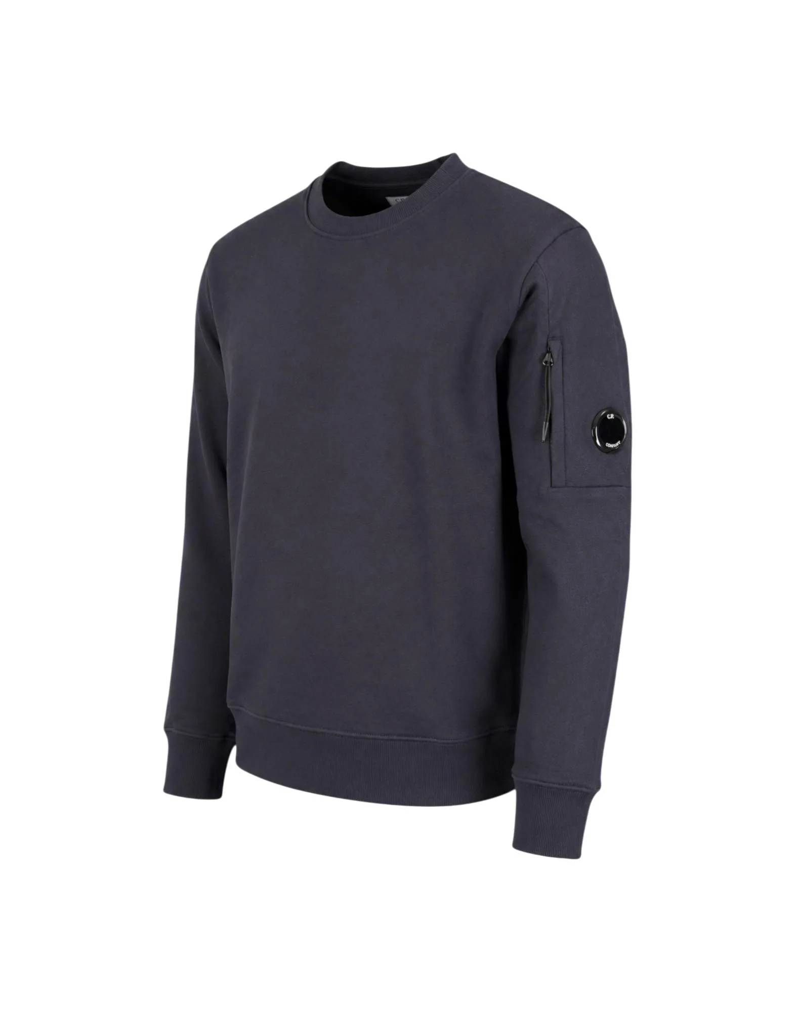 C.P. Company Diagonal Raised Fleece Crewneck Lens Sweatshirt Uomo - Image 2