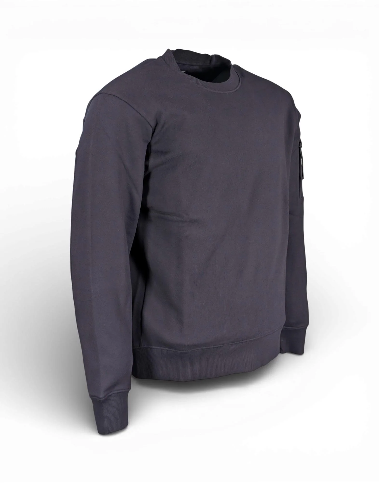C.P. Company Diagonal Raised Fleece Crewneck Lens Sweatshirt Uomo - Image 3