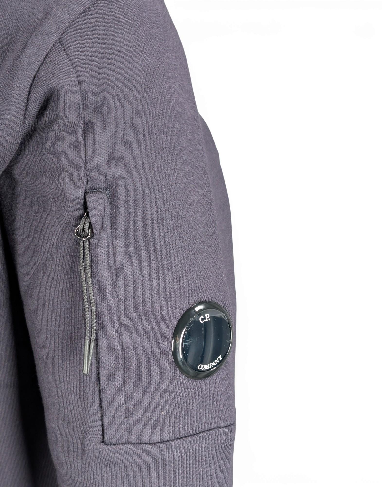 C.P. Company Diagonal Raised Fleece Crewneck Lens Sweatshirt Uomo - Image 4