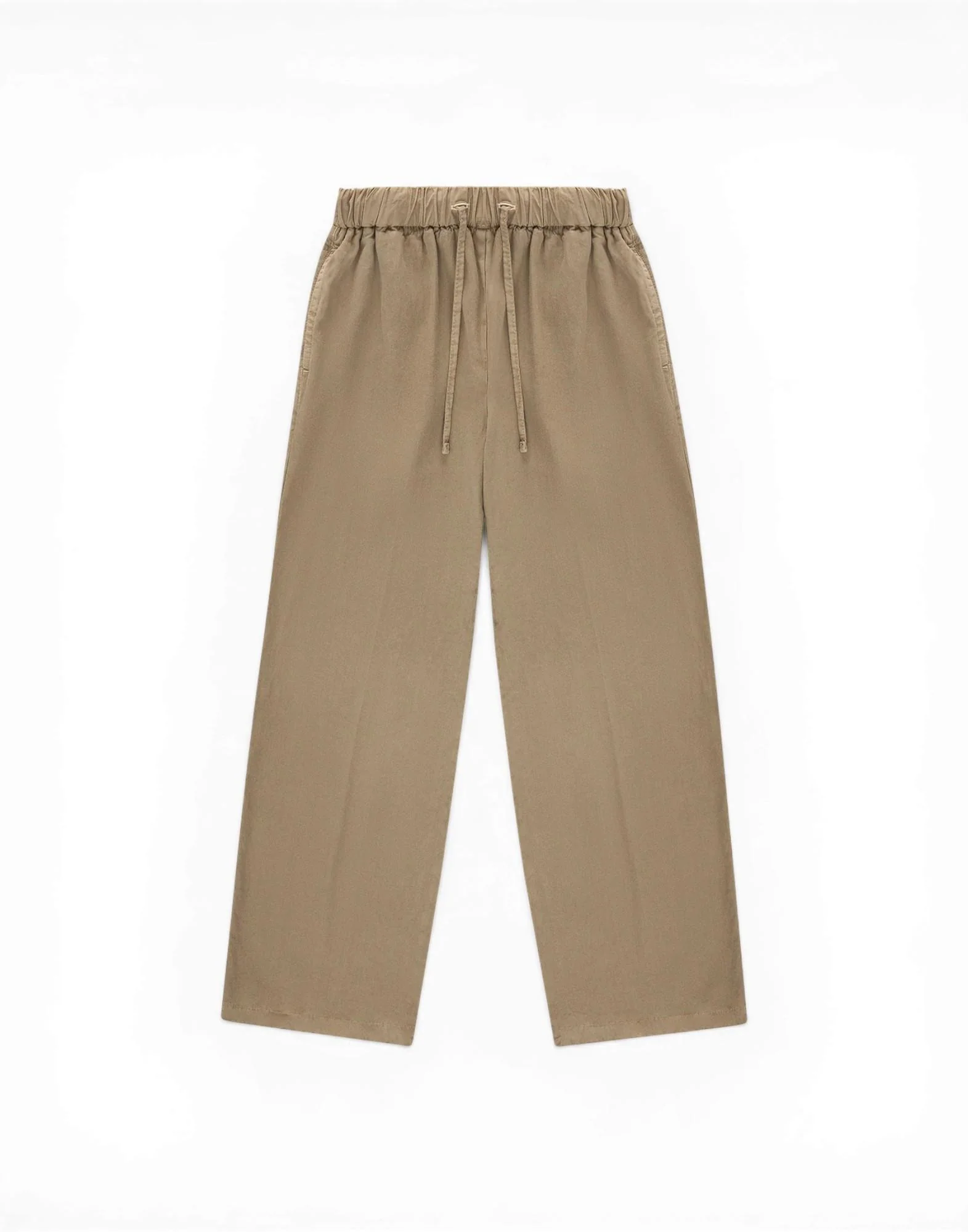 Circolo 1901 Pantalone Wide Leg Gabardina Donna