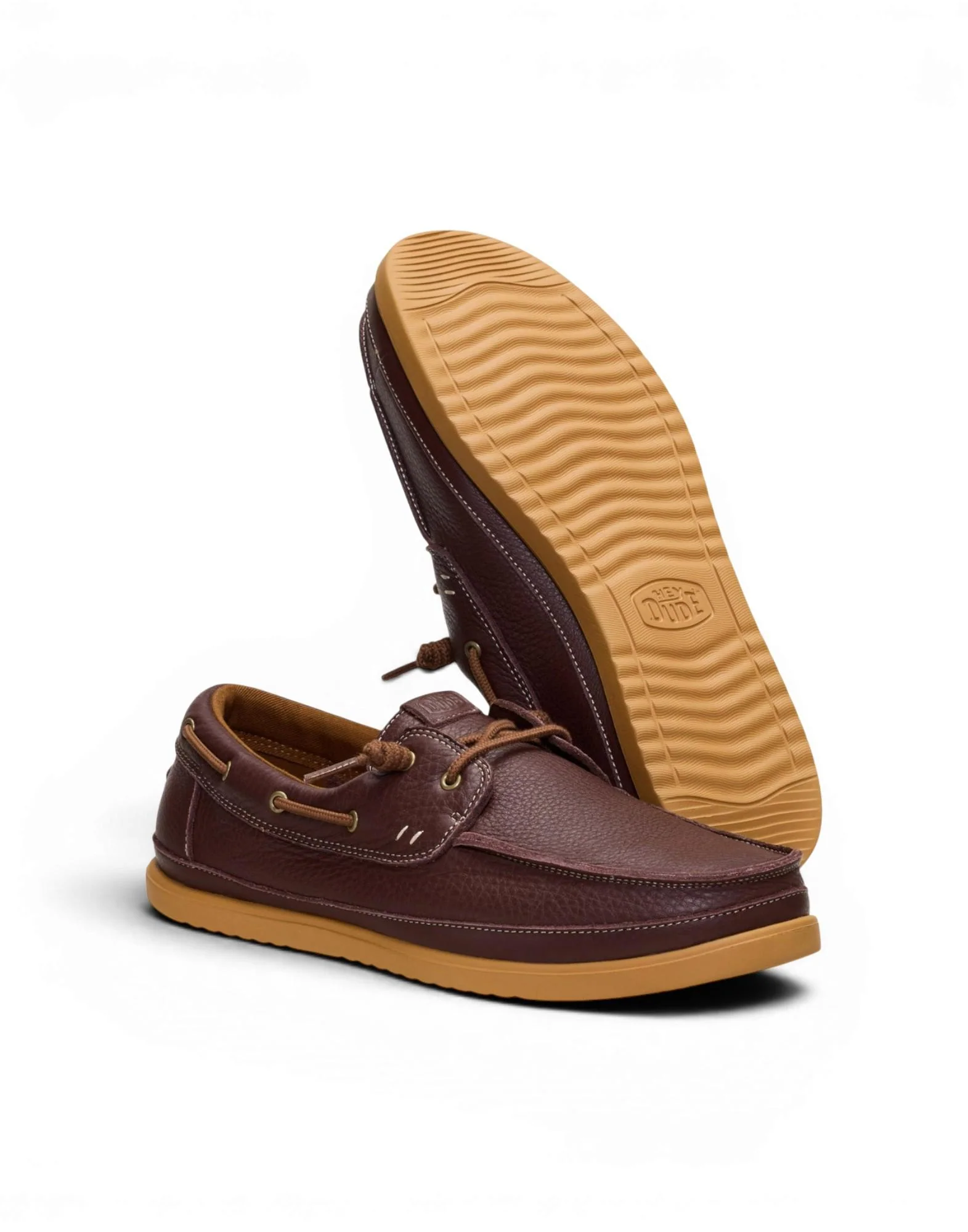 Hey Dude Harbor Lo Craft Leather Uomo - Image 3