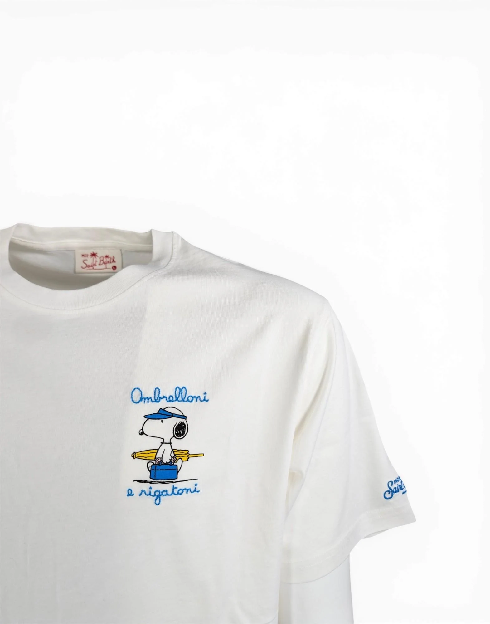 MC2 Saint Barth T-shirt Portofino Snoopy Rigatoni Uomo - Image 2