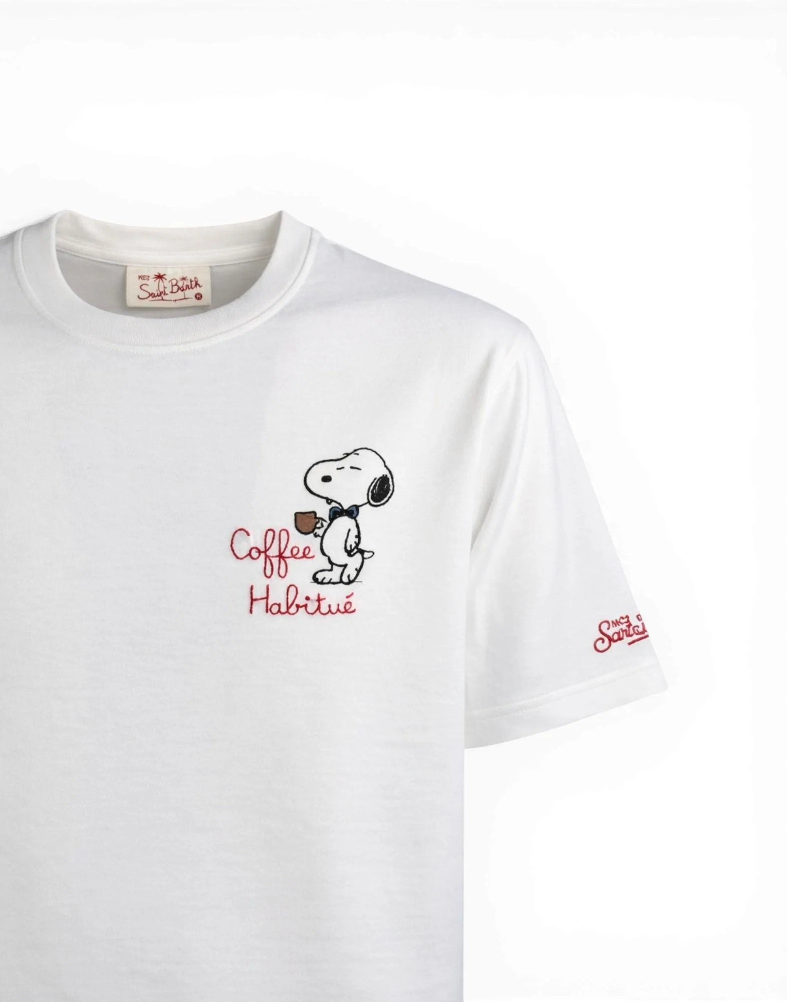 MC2 Saint Barth T-shirt Portofino Snoopy Coffee Uomo - Image 2