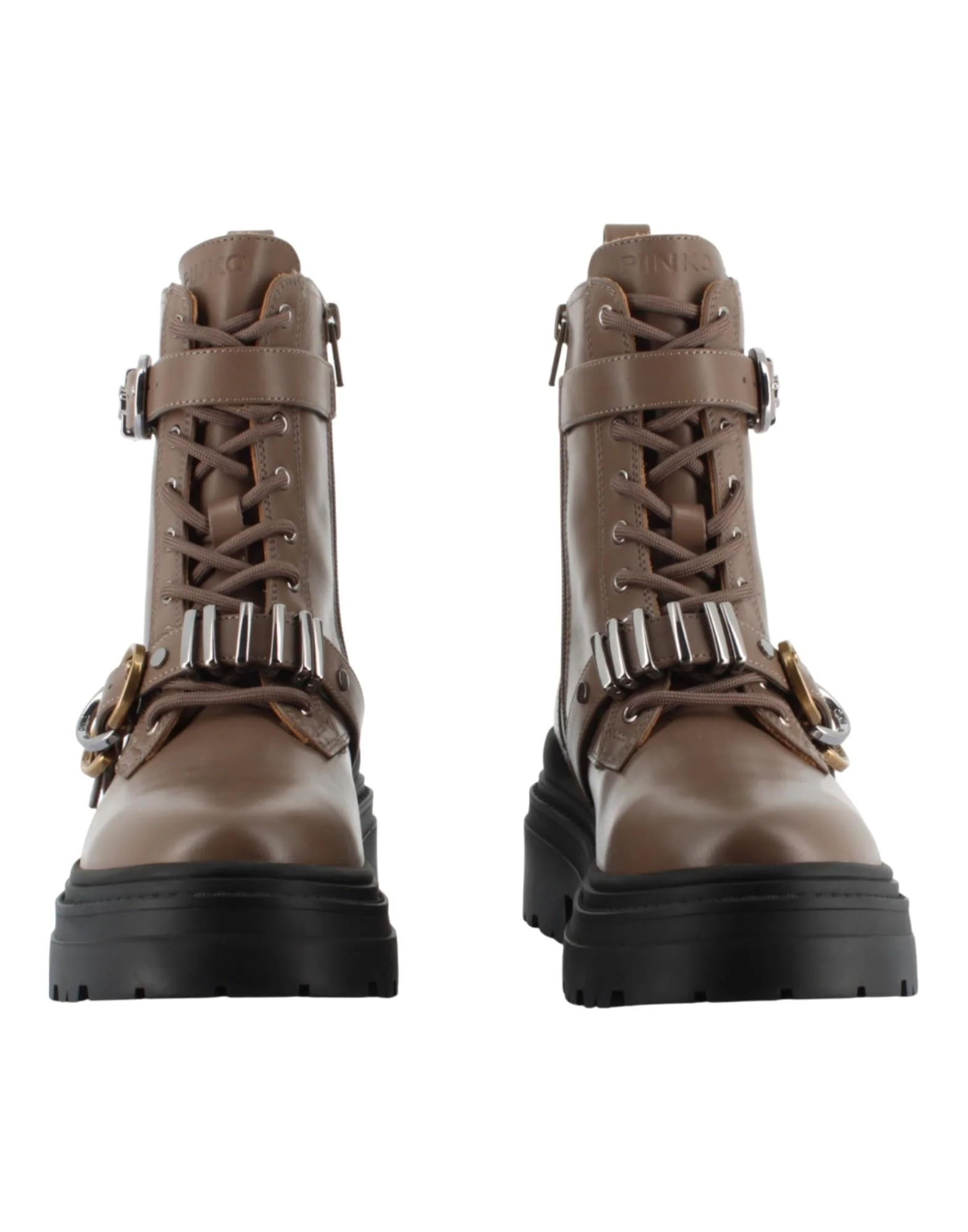 Pinko Ankle Boot Calf Leather Donna - Image 4