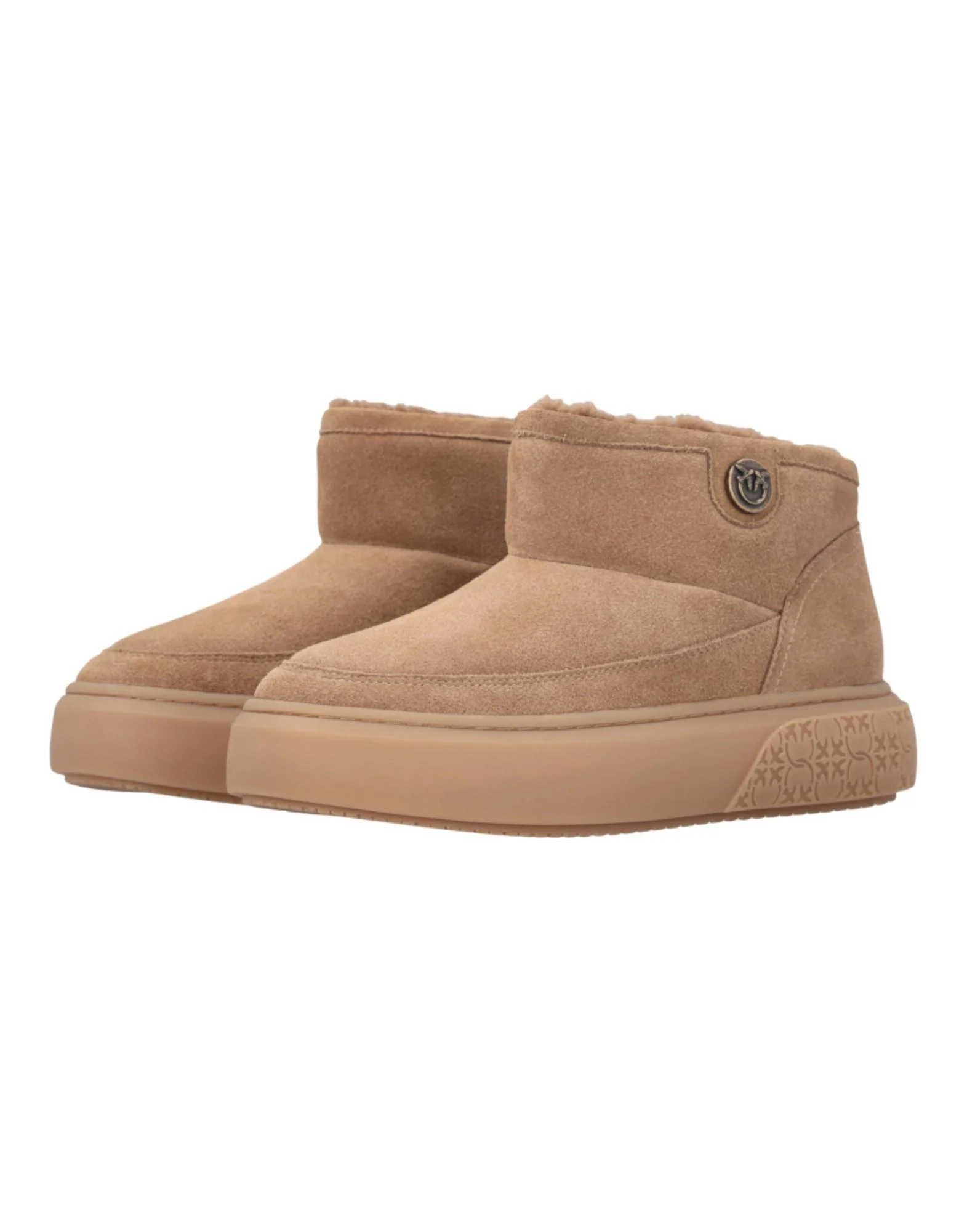Pinko cow suede lining fur Donna - Image 4
