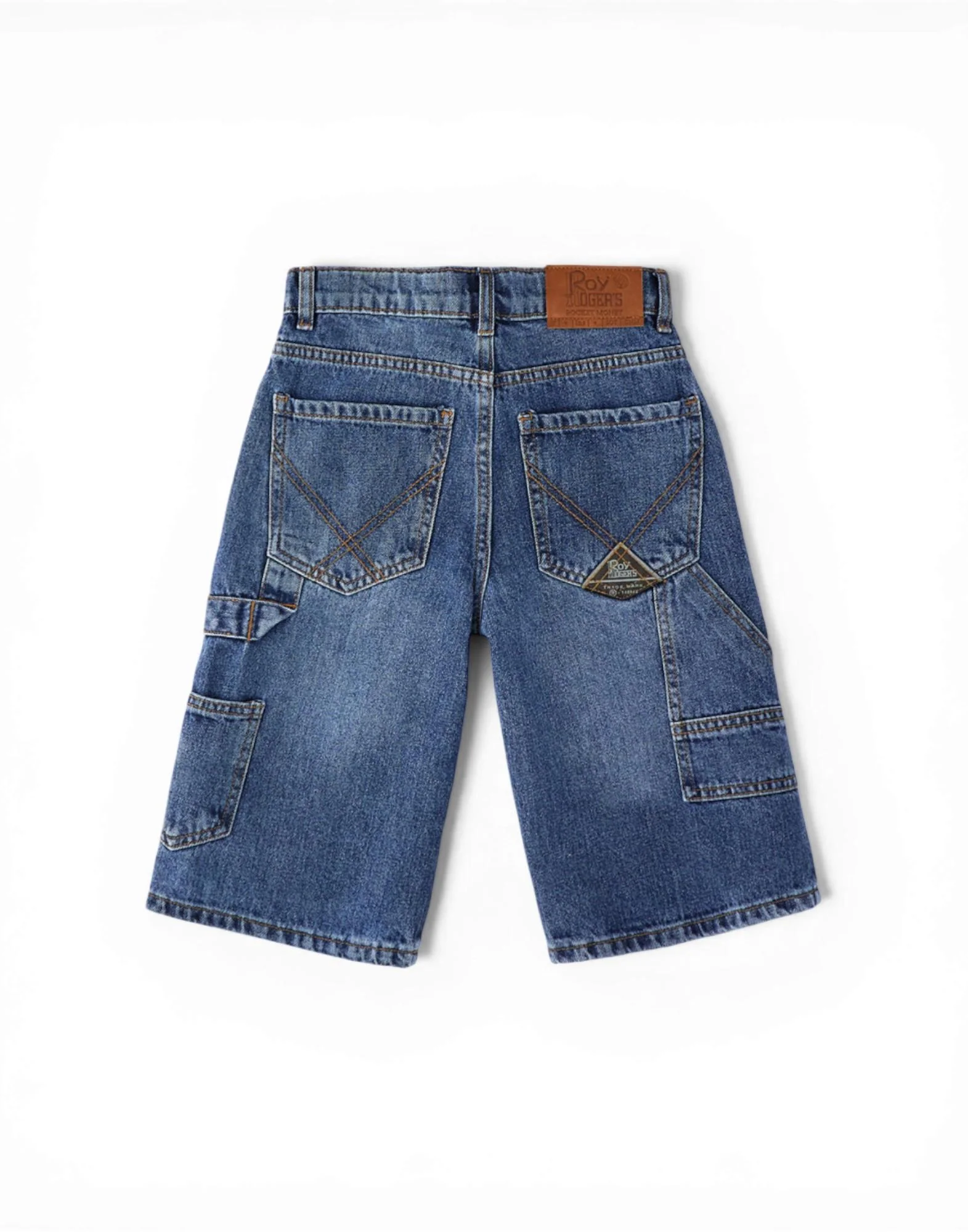 Roy Roger's Bermuda in denim Bambino - Image 2