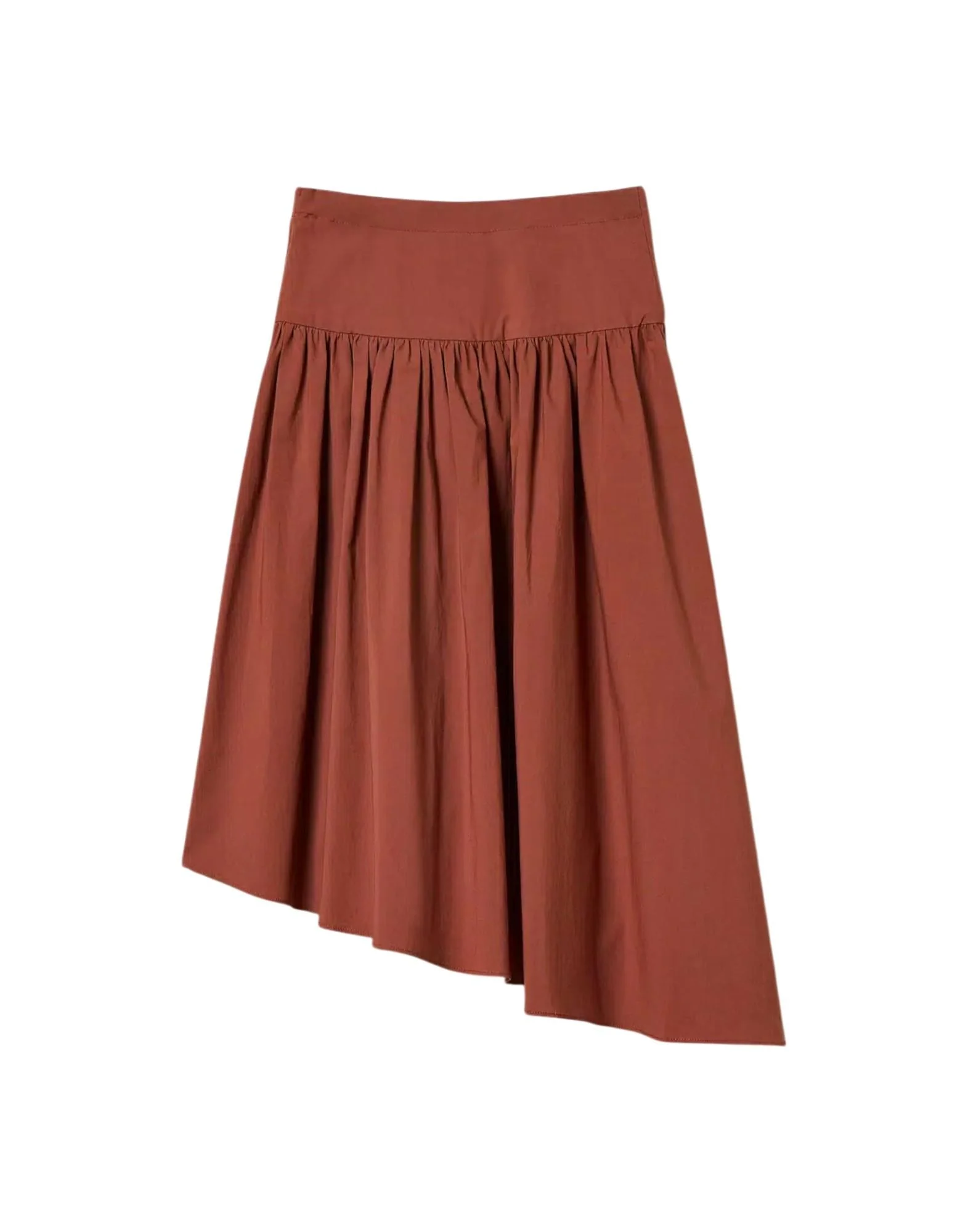 Twinset gonna lunga asimmetrica in popeline Bambina - Image 2