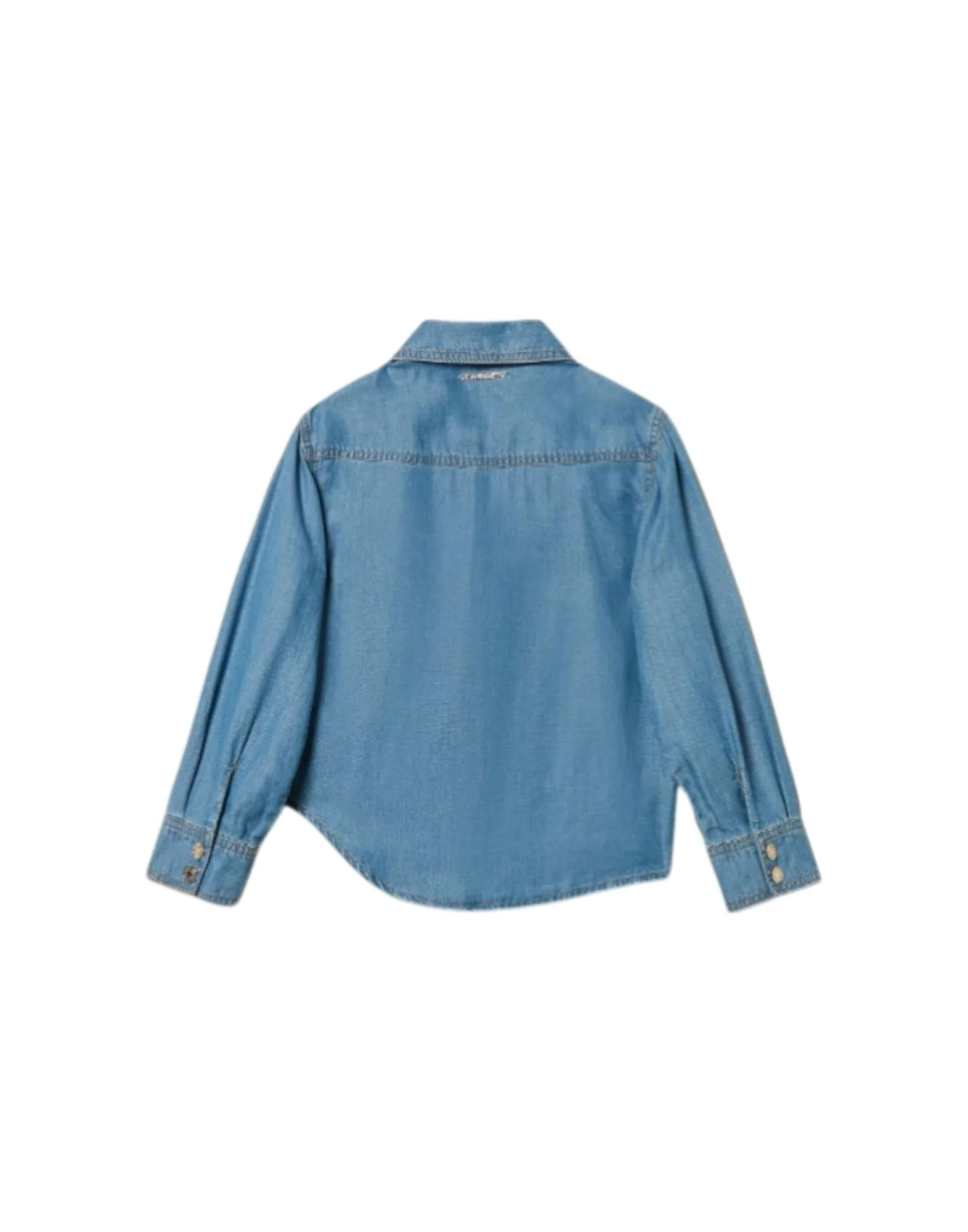 Twinset Camicia in chambray con tasche Bambina - Image 2