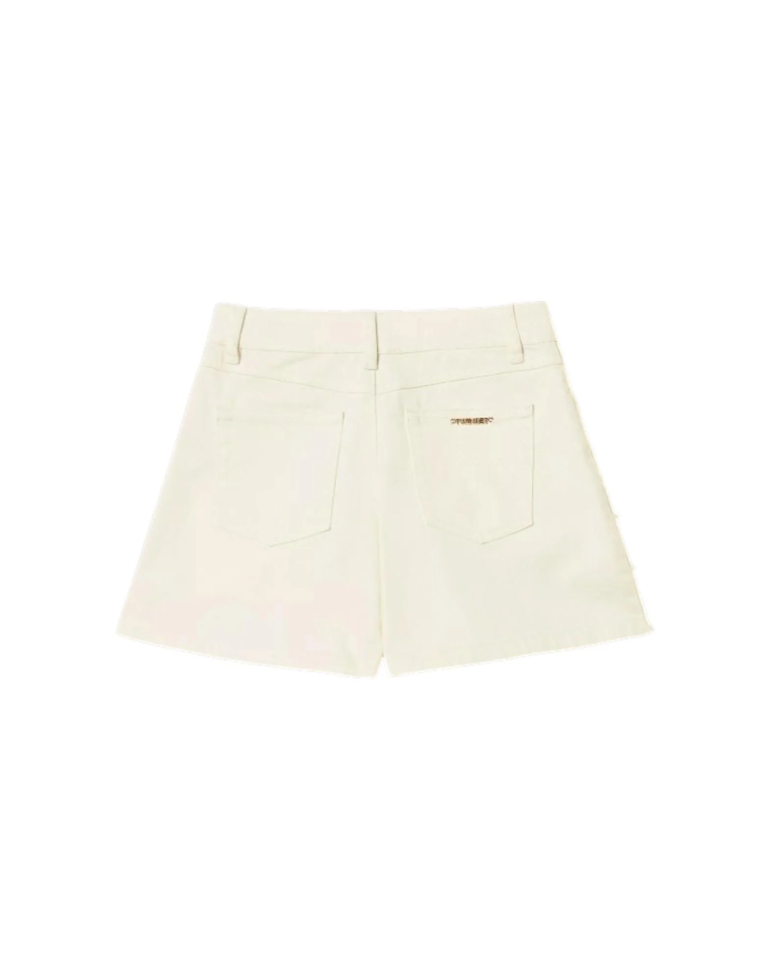Twinset Shorts in bull con balze Bambina - Image 2