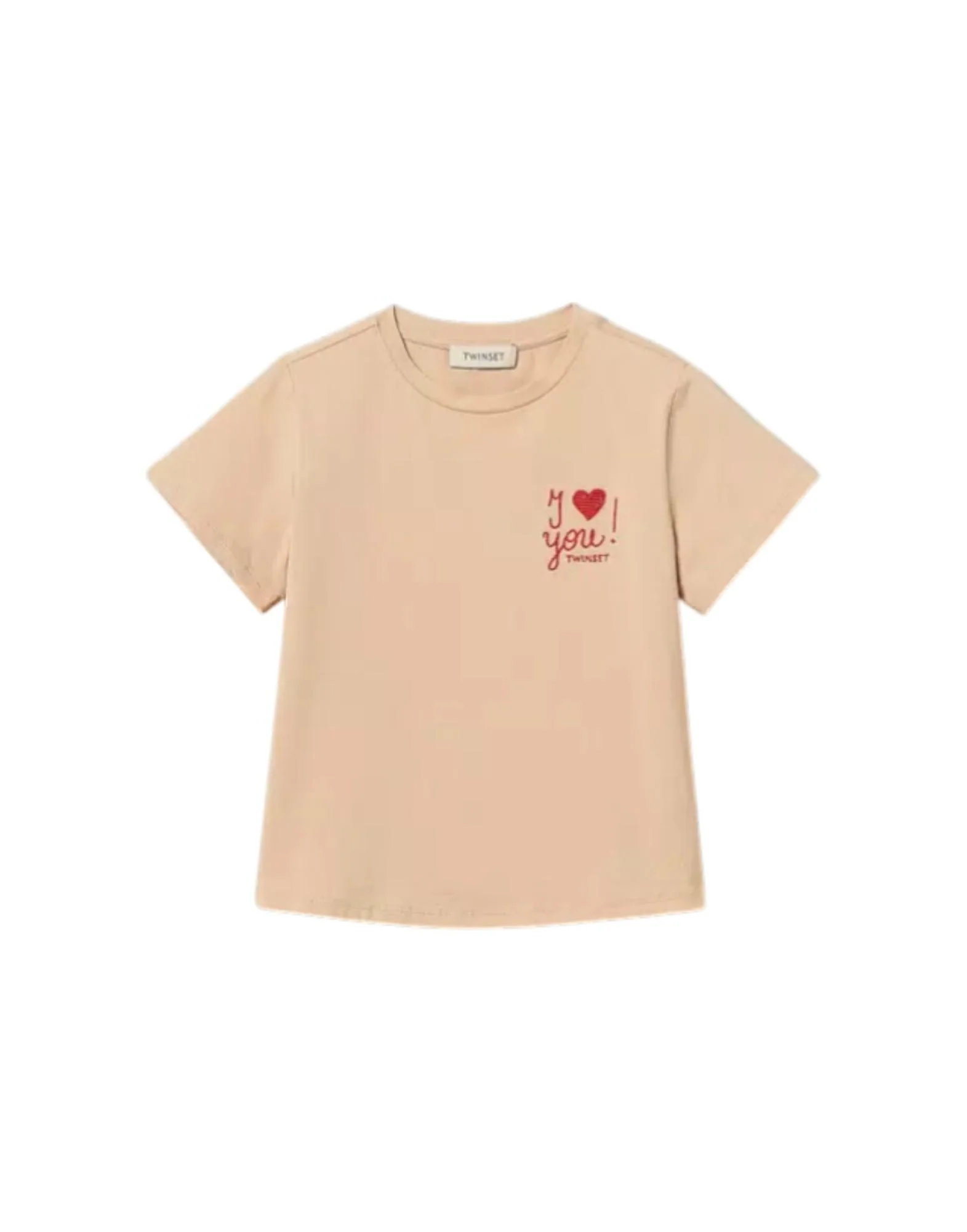 Twinset T-shirt regular con ricamo Bambina