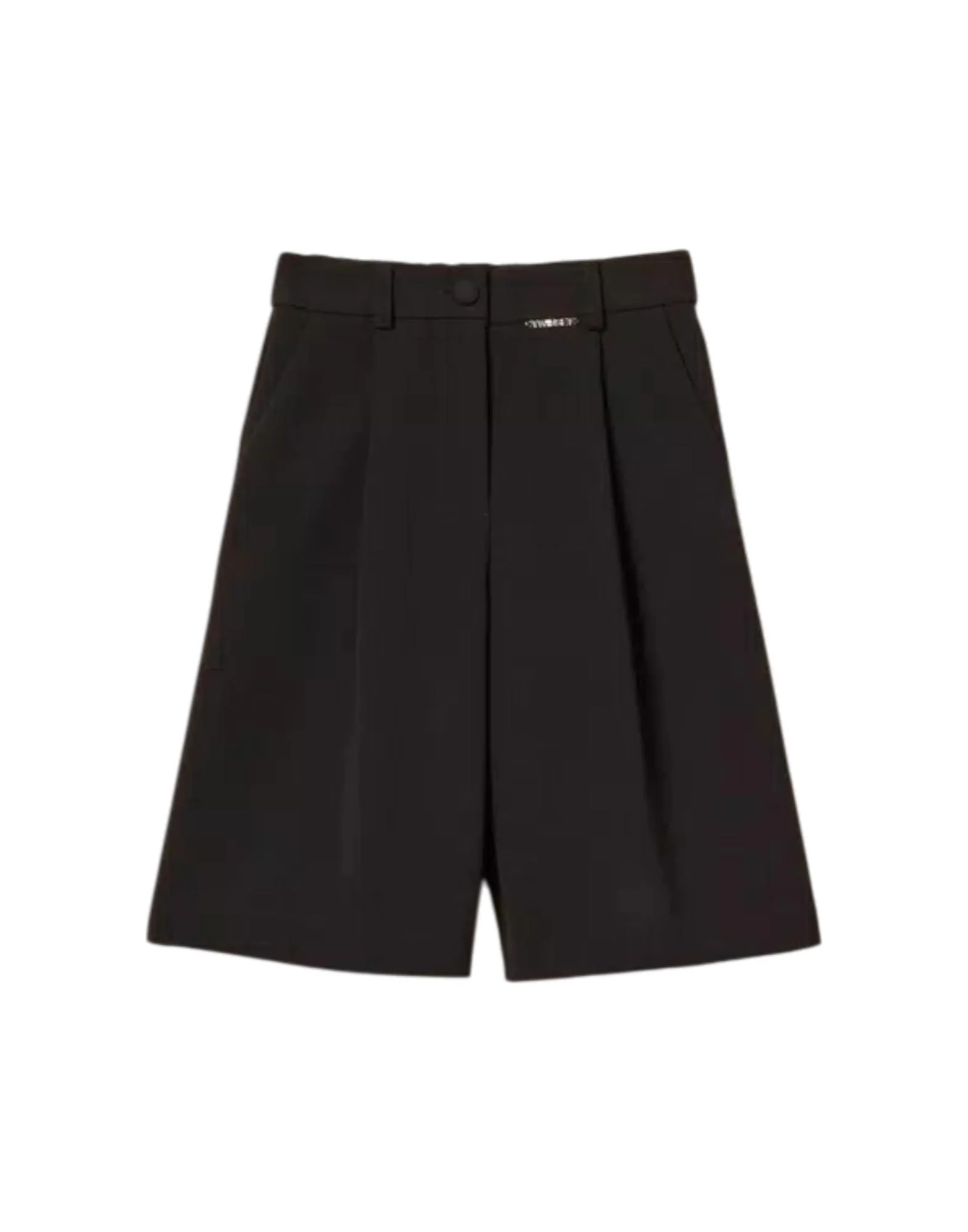 Twinset Bermuda in crêpe con pieghe Bambina