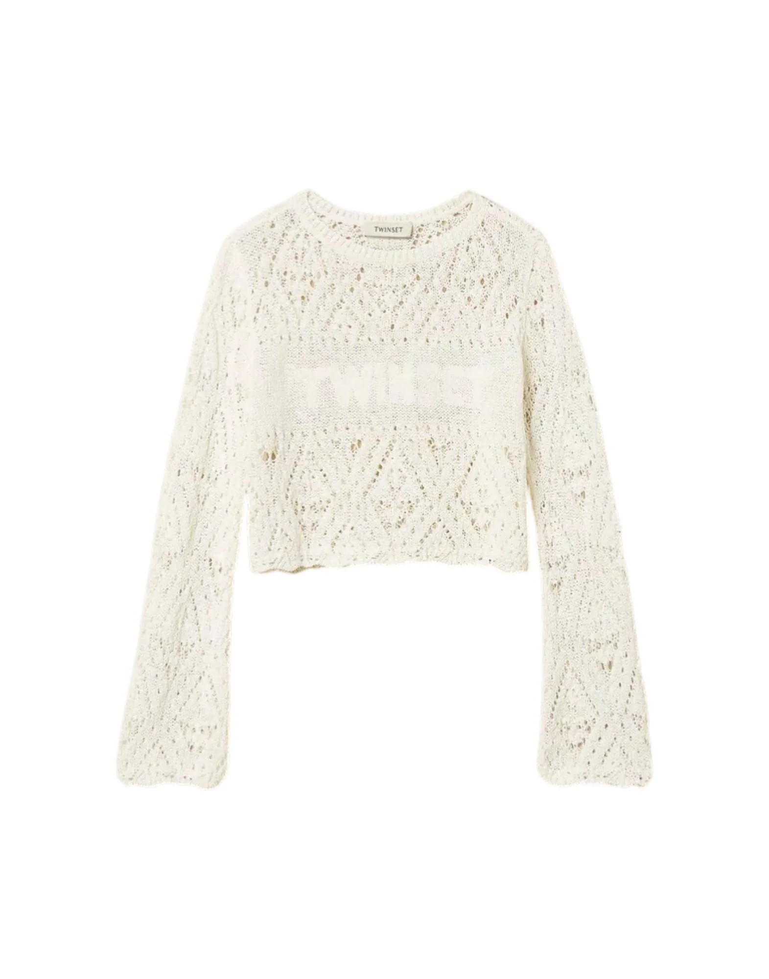 Twinset Maglia con motivo a rombi Bambina