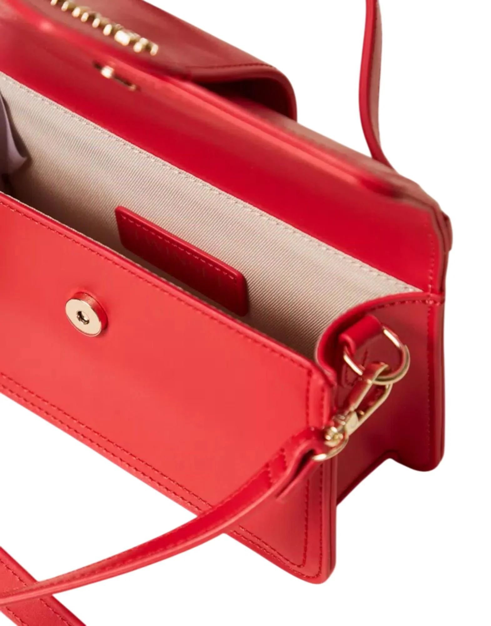 Twinset Borsa a tracolla con patta e logo Bambina - Image 4