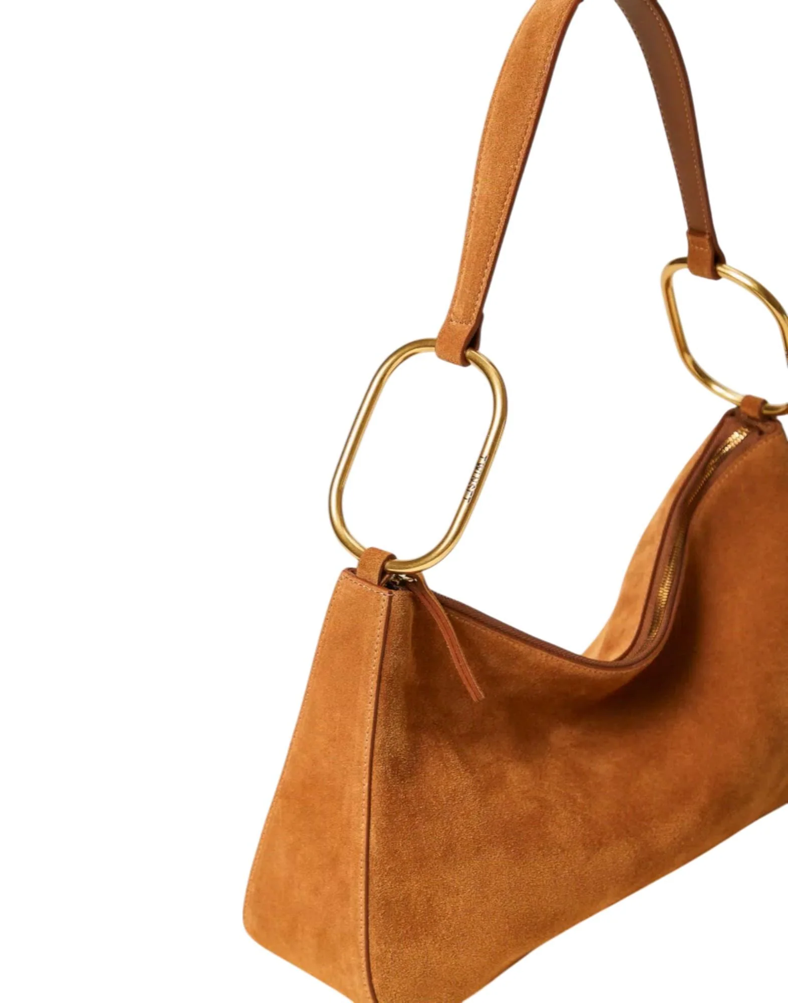 Twinset Borsa "Liliane" media in suede con anelli Donna - Image 2
