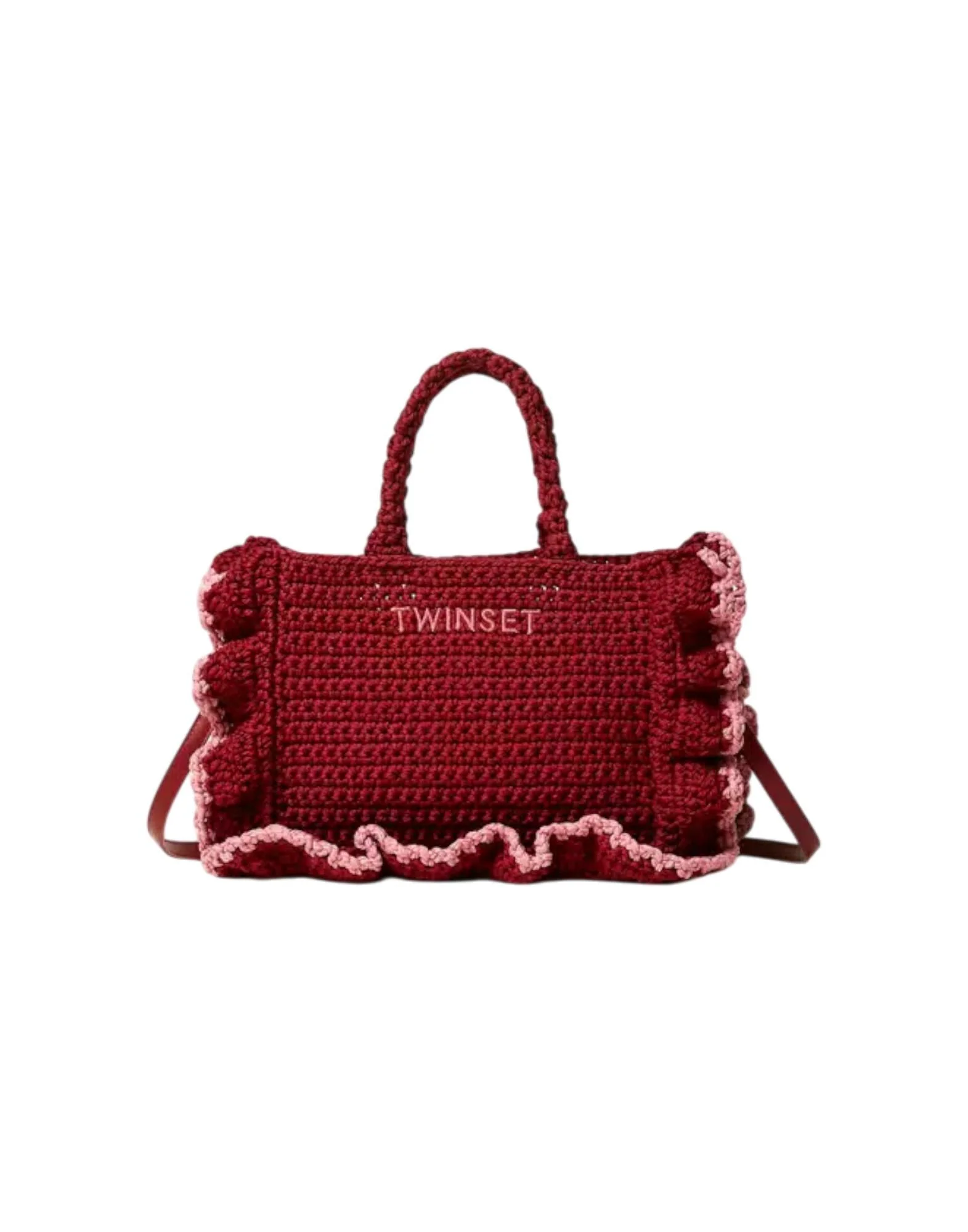 Twinset Borsa Tracolla Crochet Balze Donna