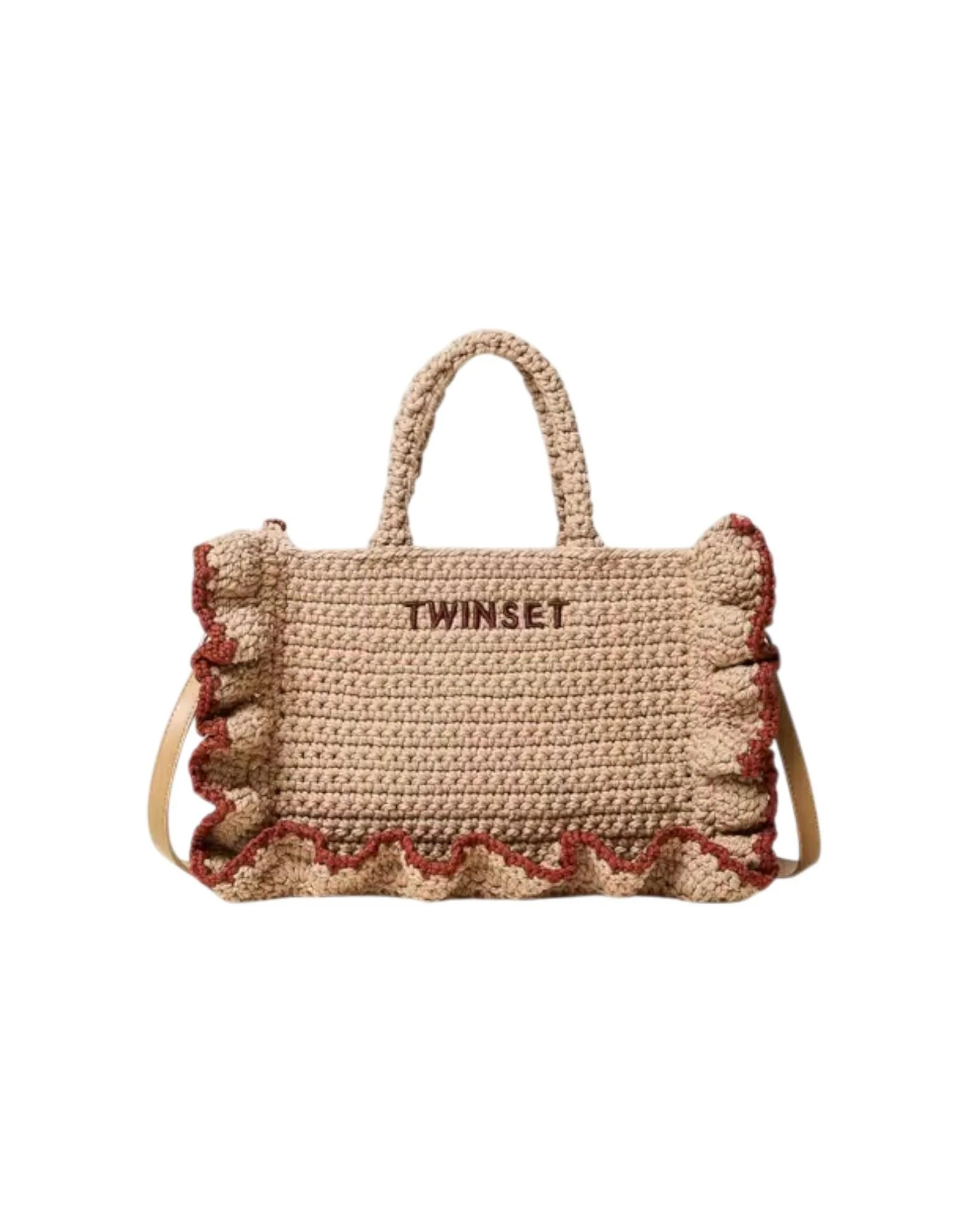 Twinset Borsa Tracolla Crochet Balze Donna