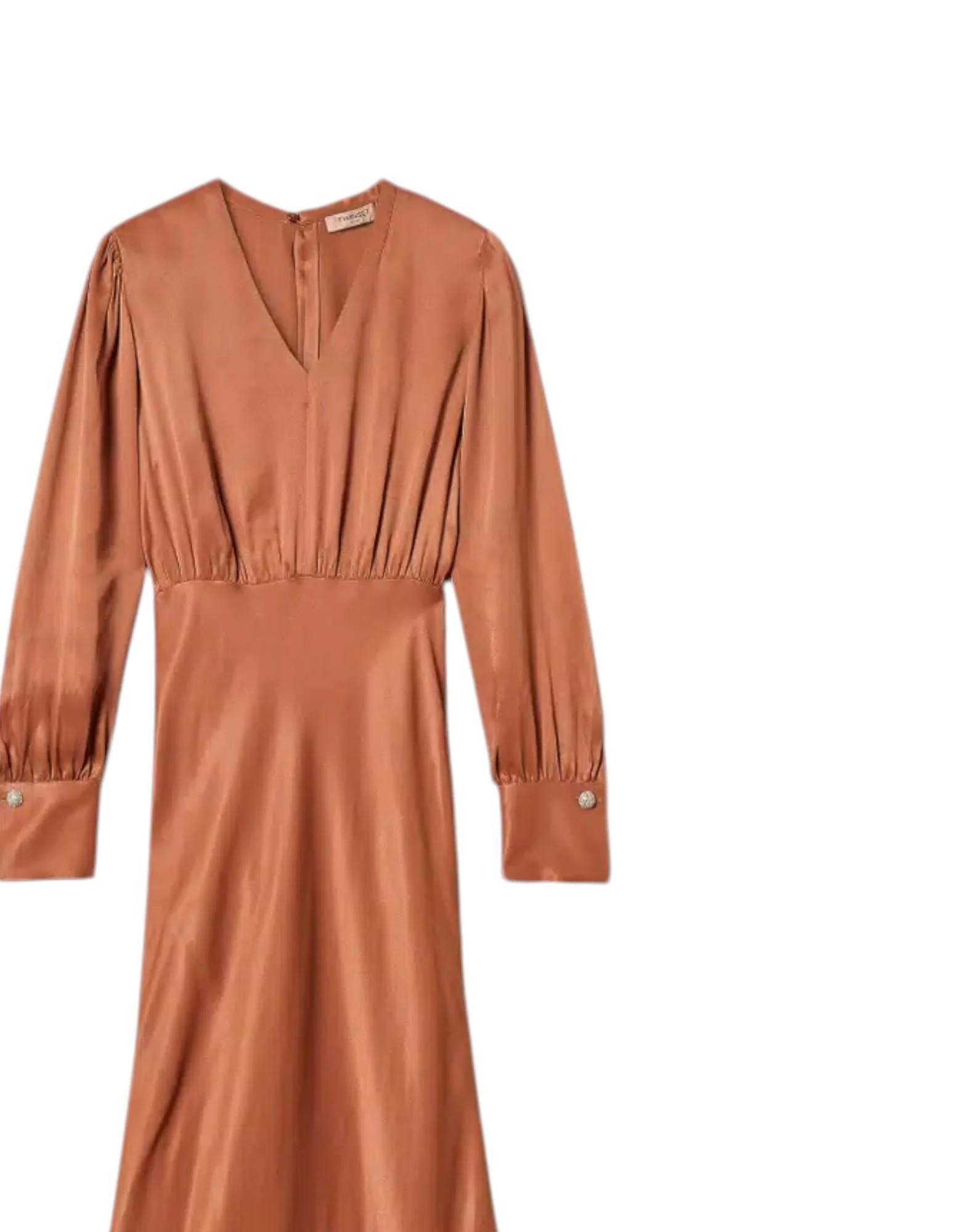 Twinset Abito lungo in raso Donna - Image 2