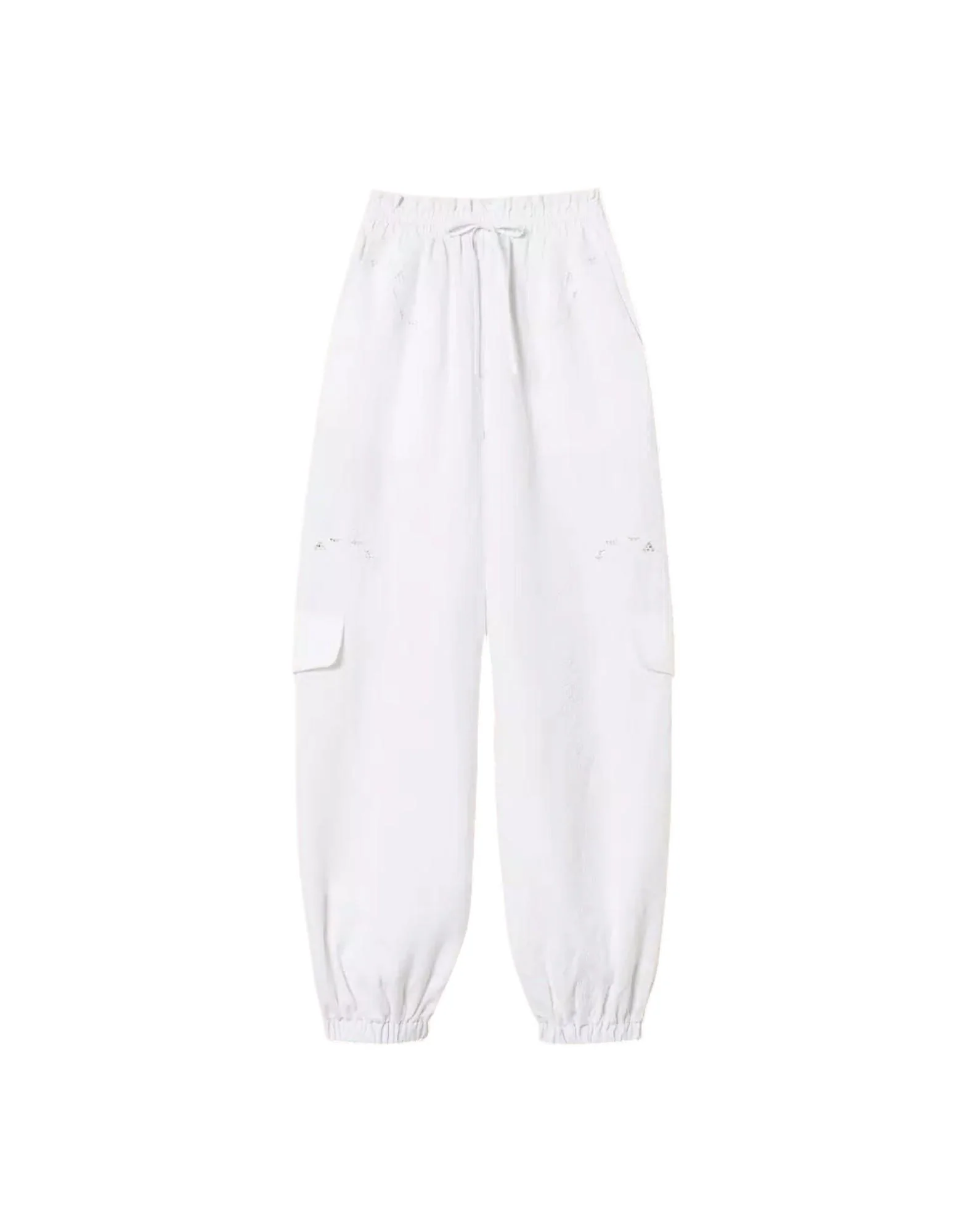 Twinset Pantaloni Joggers Lino Sangallo Donna
