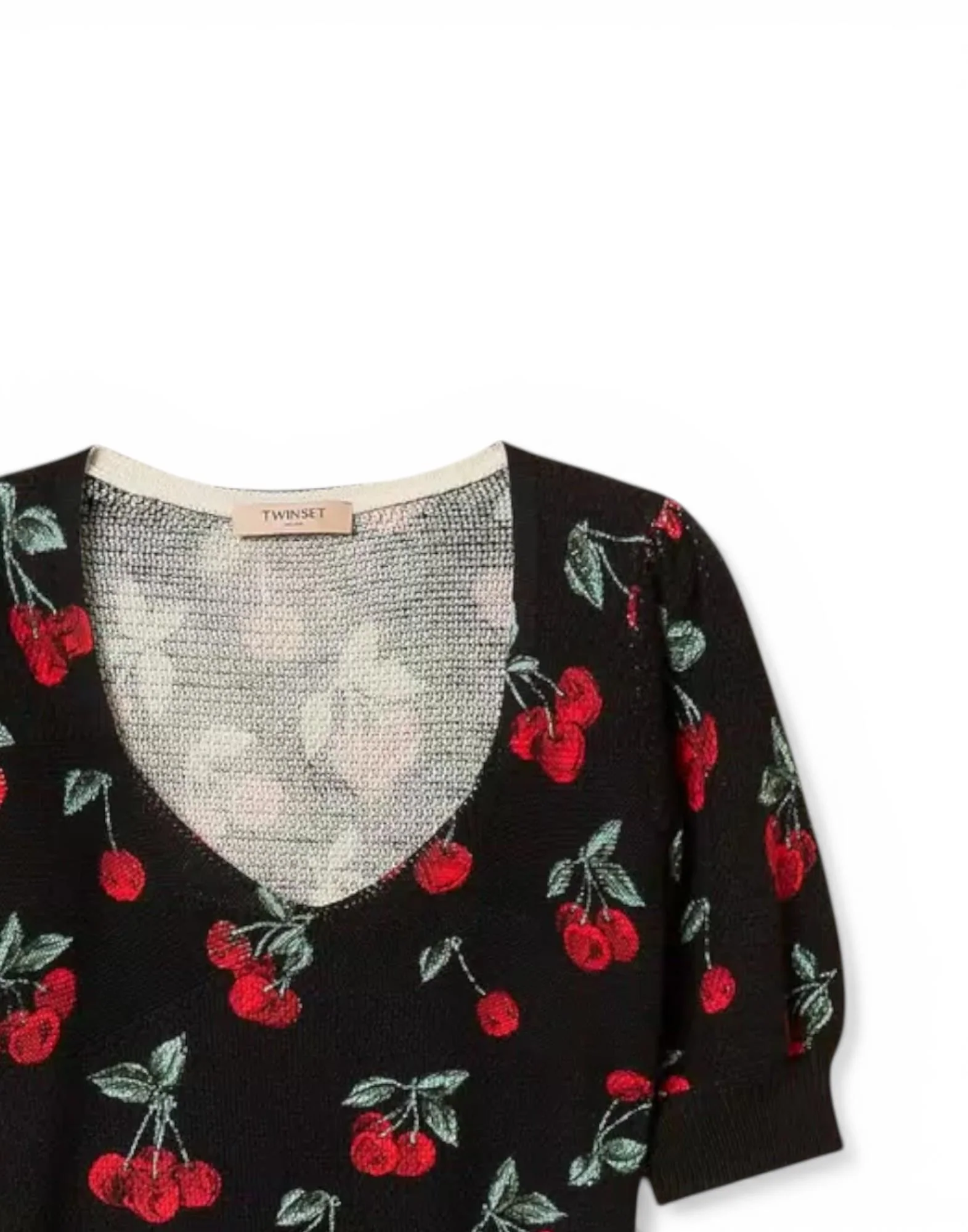 Twinset Maglia con stampa ciliegie Donna - Image 2