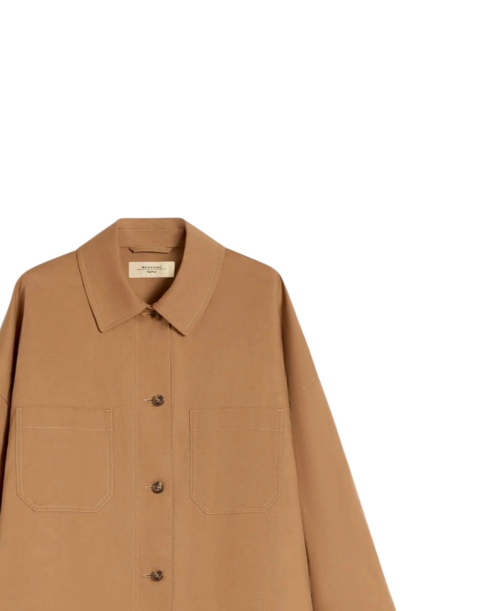 Weekend Max Mara Giacca over in stuoia cotone e lino Donna - Image 2