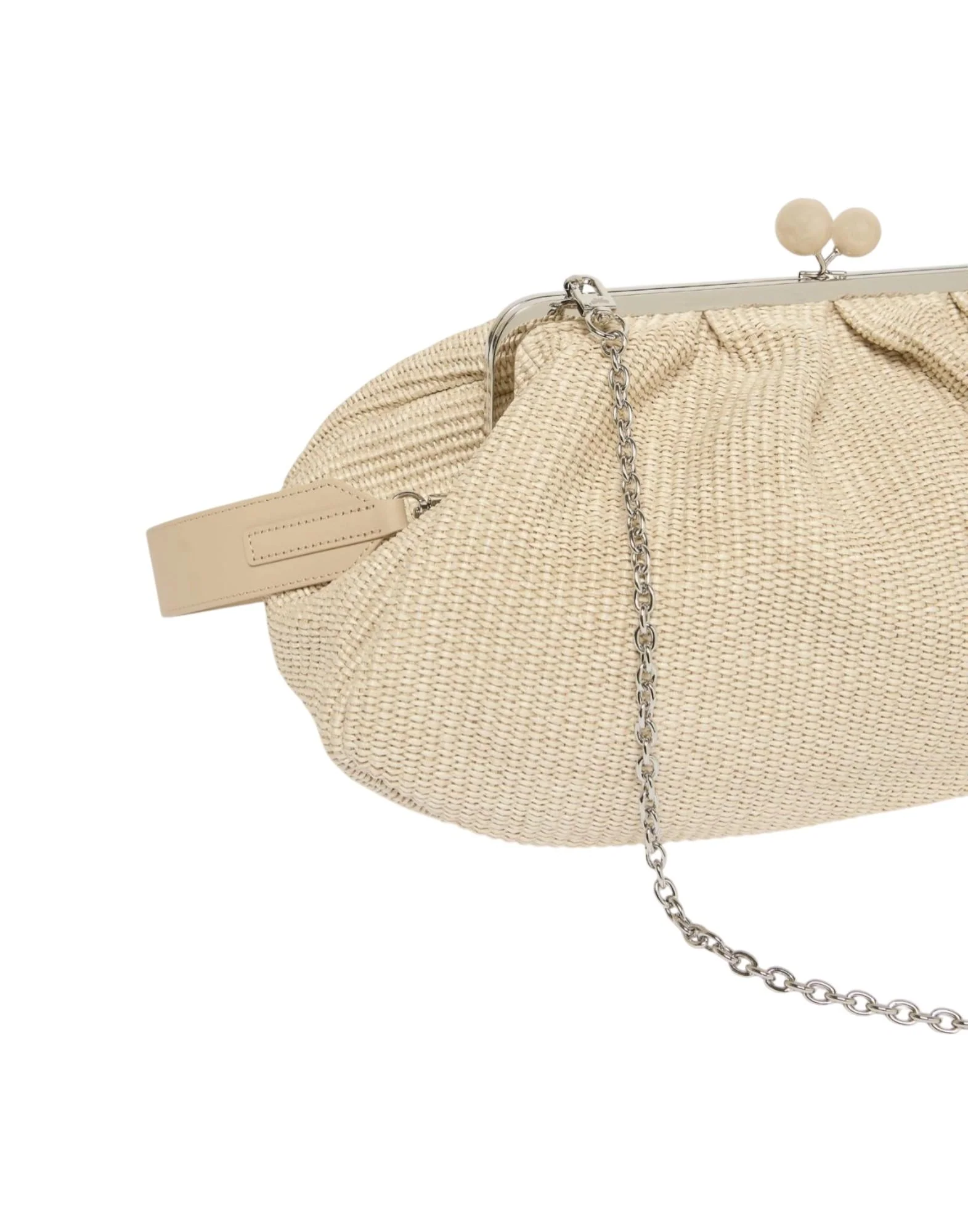 Weekend Max Mara Pasticcino Bag Large effetto rafia Donna - Image 3