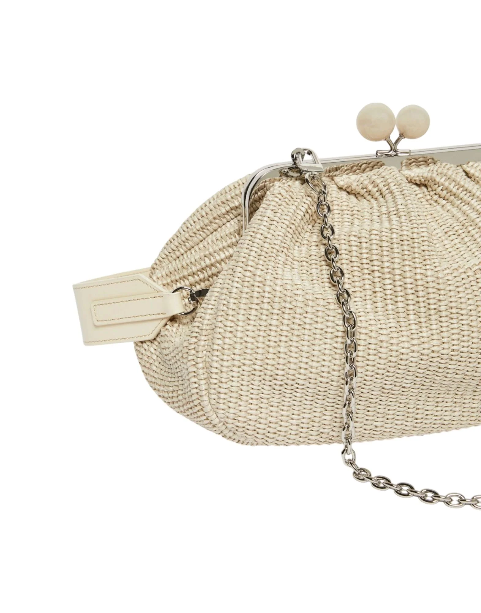 Weekend Max Mara Pasticcino Bag Medium effetto rafia Donna - Image 3
