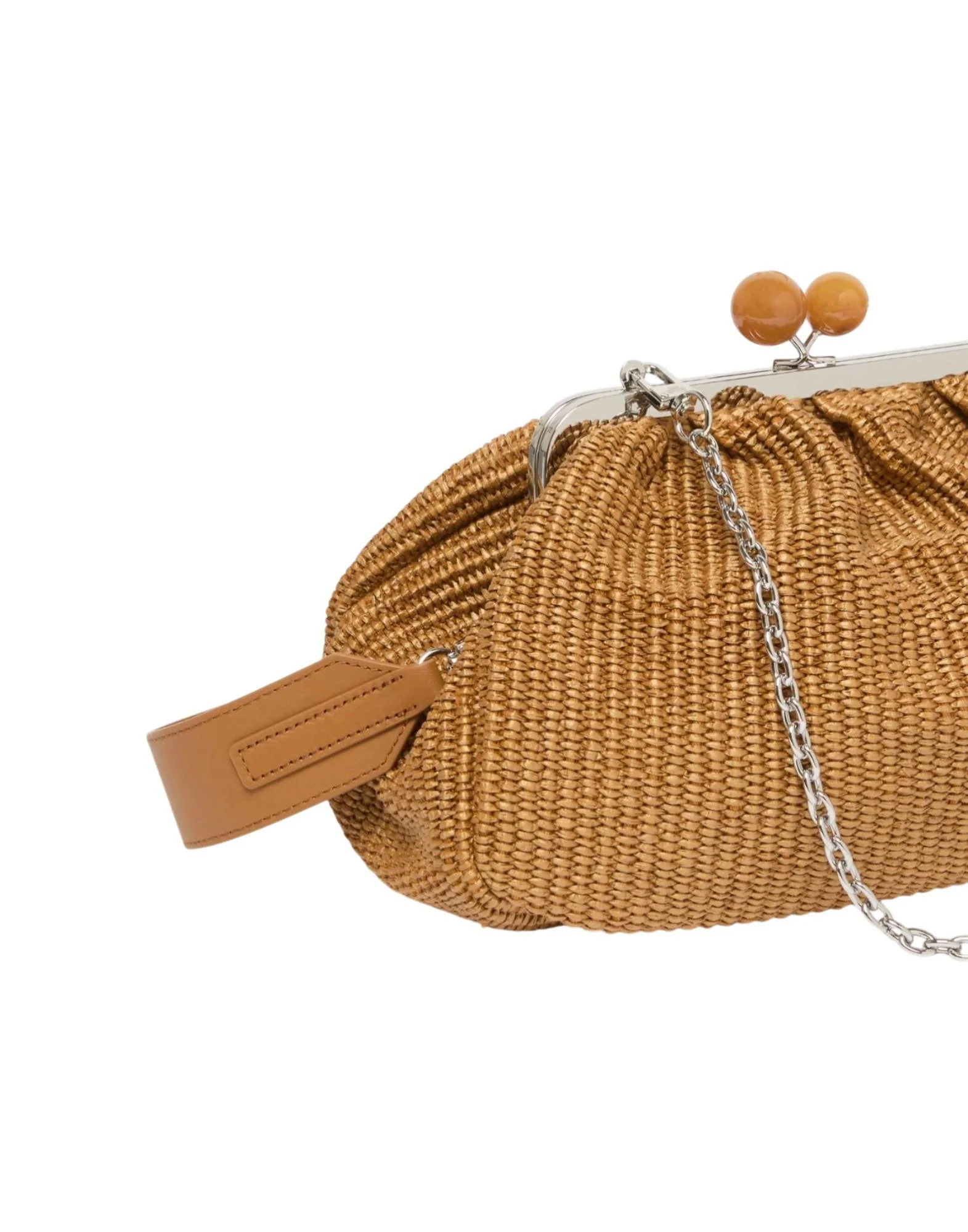 Weekend Max Mara Pasticcino Bag Medium effetto rafia Donna - Image 3