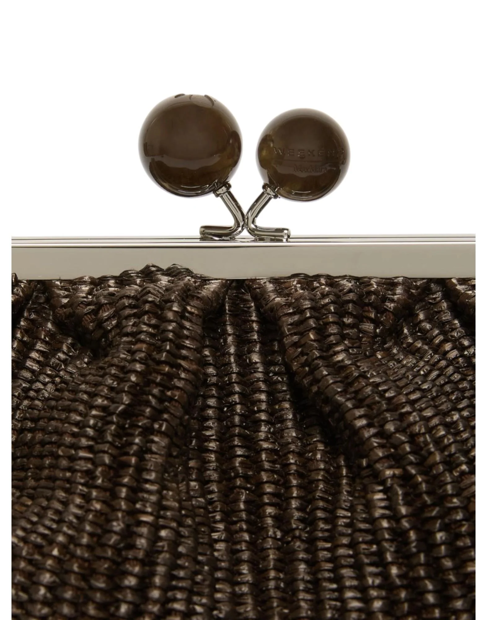 Weekend Max Mara Pasticcino Bag Medium effetto rafia Donna - Image 4