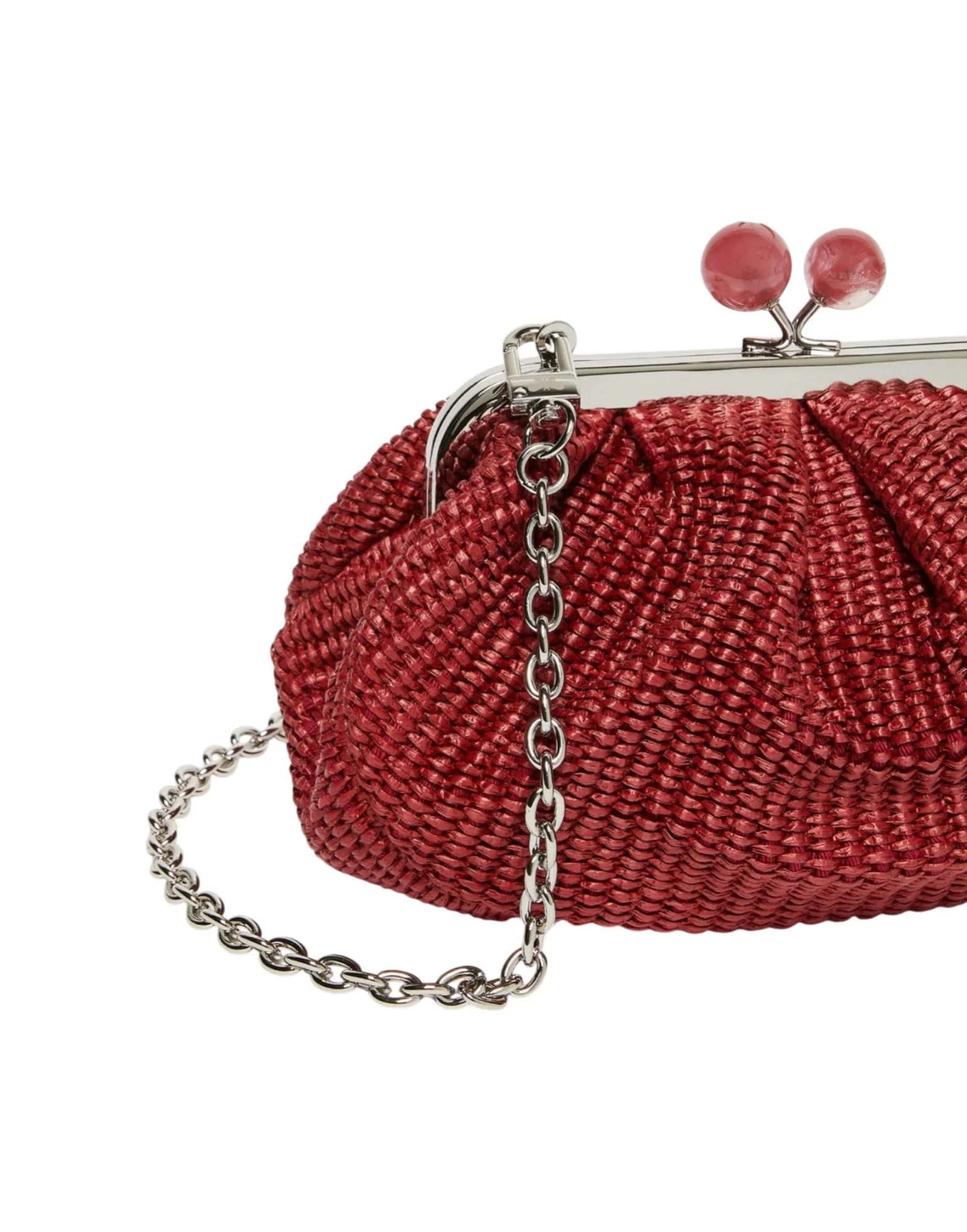 Weekend Max Mara Pasticcino Bag Small effetto rafia Donna - Image 3